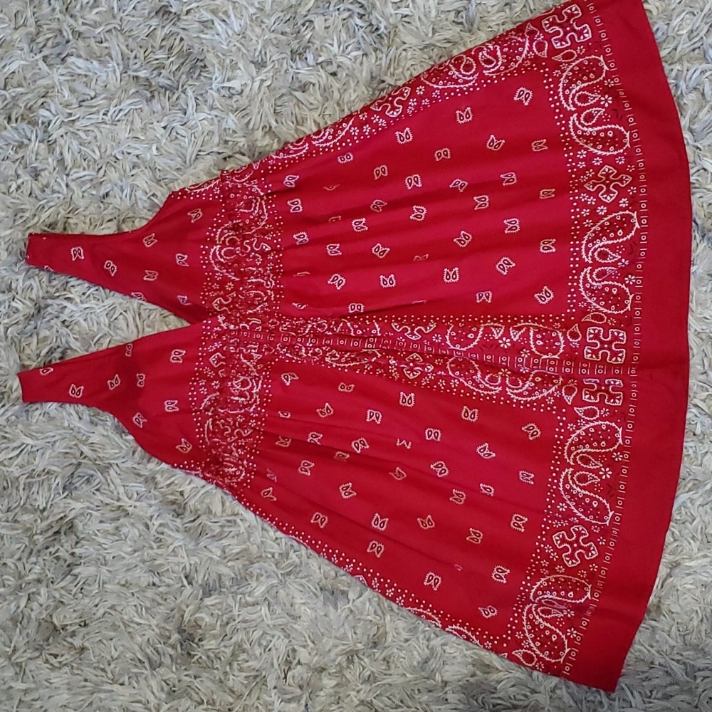 Forever 21 Bandana dress size S. Spring to Summer Empire waist, low cut.
